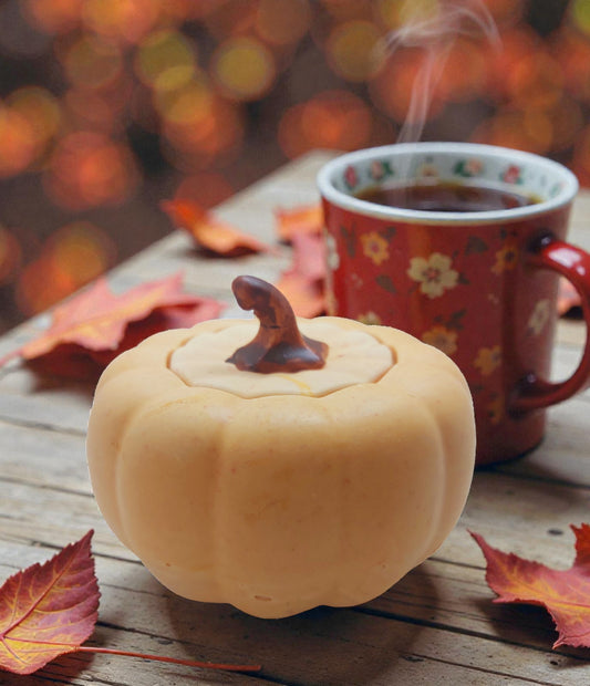 Zucca con candela Profumata