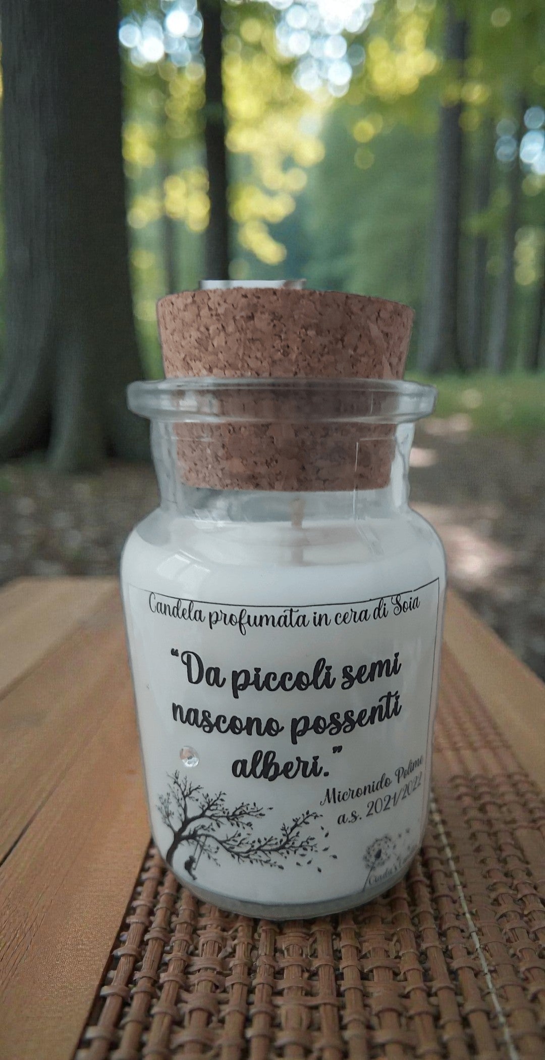 Candele profumate Personalizzate REGALO MAESTRA