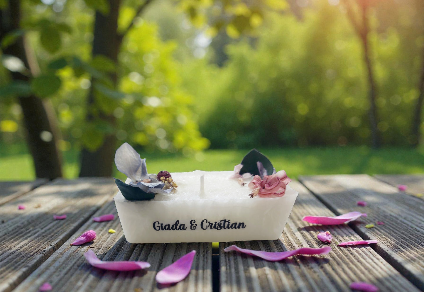 Block Candle con Nome