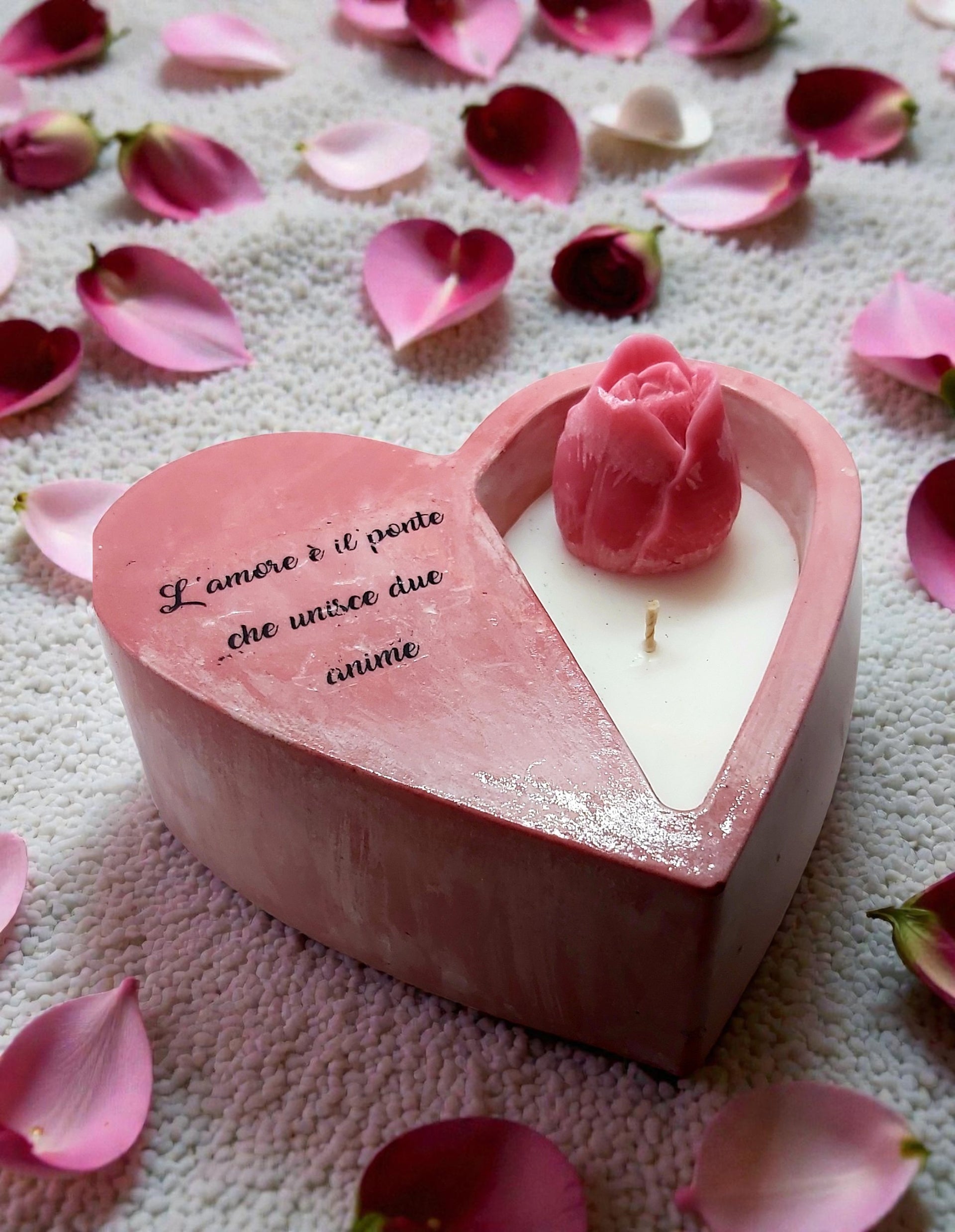 YSTrillion Candela Roantica, 50pcs Tealight a Fora di Cuore, Rosa Non YSTrillion Candela Roantica, 50pcs Tealight a Fora di Cuore, Rosa Non