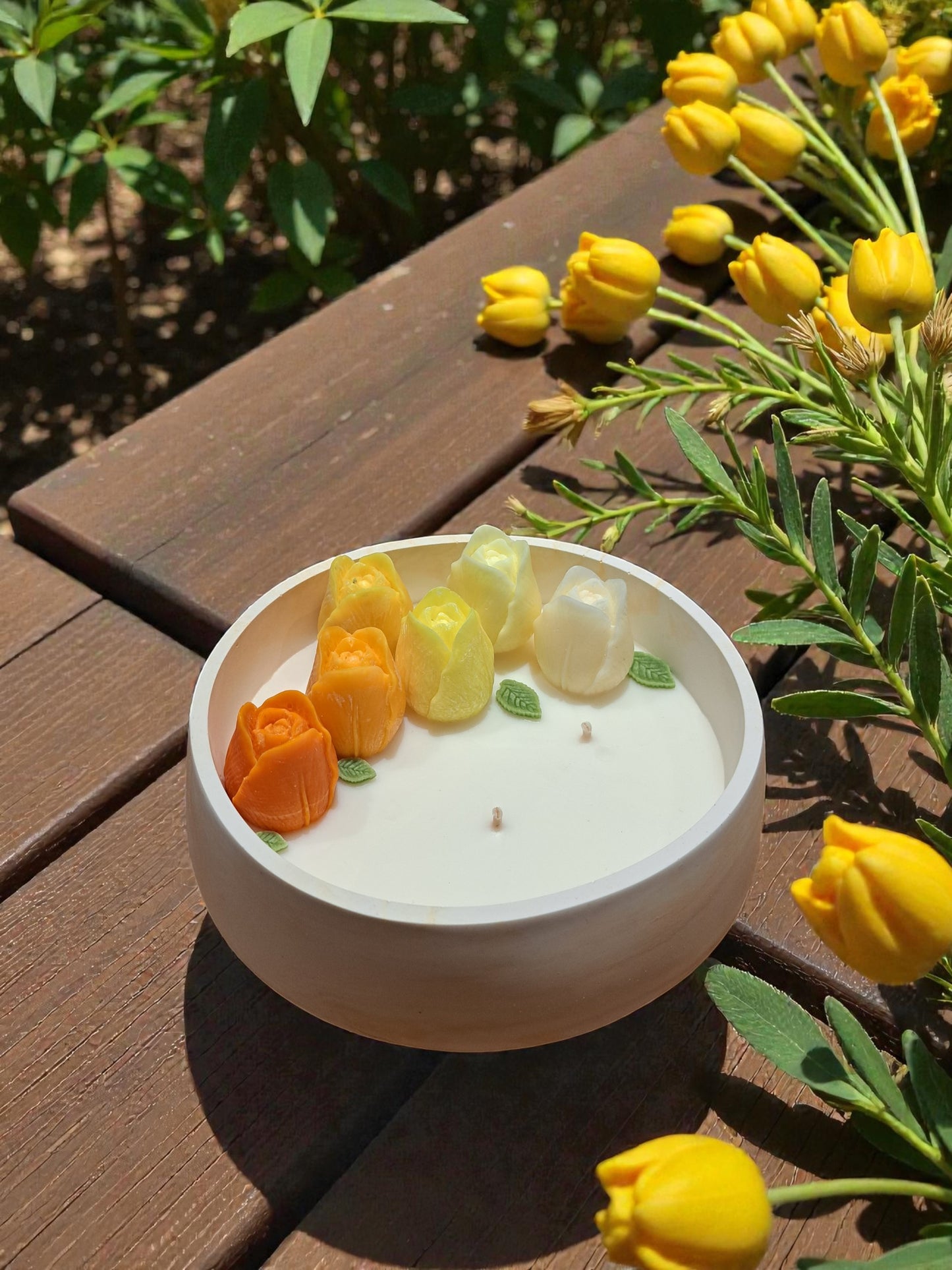 Vaso con Tulipani